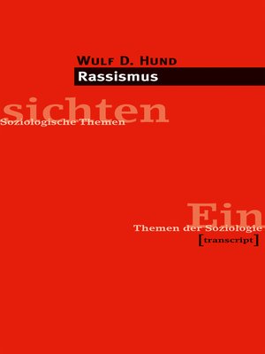 cover image of Rassismus
